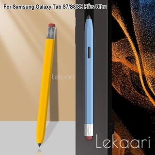เคสซิลิโคนสําหรับ Samsung Galaxy SPen Tab S11 S10 S9 S8 S7 FE S6 Lite Plus Ultra Vintage Skin Sleeve Anti-slip ปากกาปลอก Anti-scratch Cover