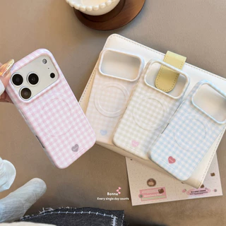 Magnetic Attachment TypeCheckered Limited Edition iPhone Case เหมาะสําหรับ iPhone 17 Pro Max พร้อมหน้าจอขนาด 16, 15, 14, 13, 12, และ 11 - ฝาครอบป้องกันการตกกระแทก UV