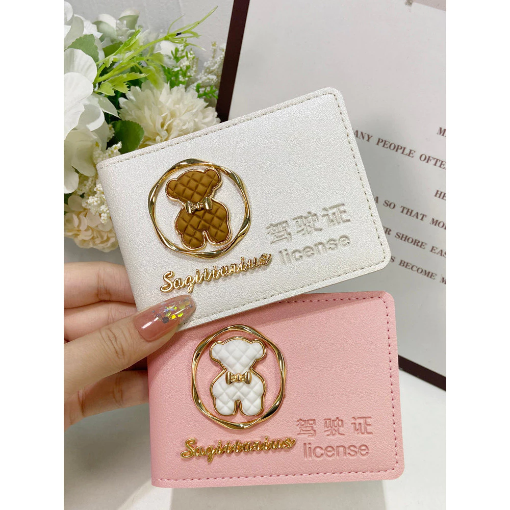 Mercedes-Benz BMW Audi Porsche Motorcycle Drivers License Leather Case Cute Drivers License Book Card Holder Dri