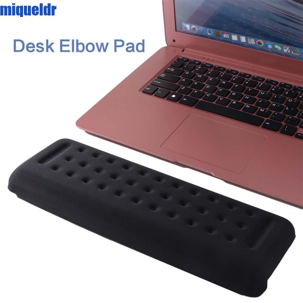 MIQUEL 1 PC โต๊ะข้อศอก Pad, Ergonomic Black Elbow Support Padding, ทนทานเบาะนุ่มลื่นข้อมือเบาะแขนลื่นอุปกรณ์เสริมเดสก์ท็อป