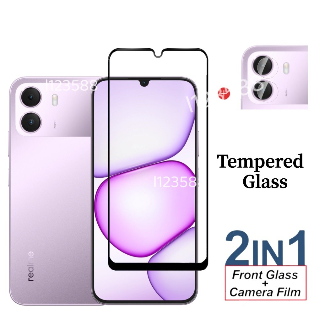 ฟิล์มกระจกนิรภัยกันรอยหน้าจอและเลนส์กล้อง สําหรับ Realme P4 Lite 2026/P4x 4G/5G HD