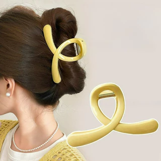 กิ๊บติดผมรูปเมฆสีขาวสีเหลือง Hairpin Headwear อุปกรณ์เสริมเกาหลี