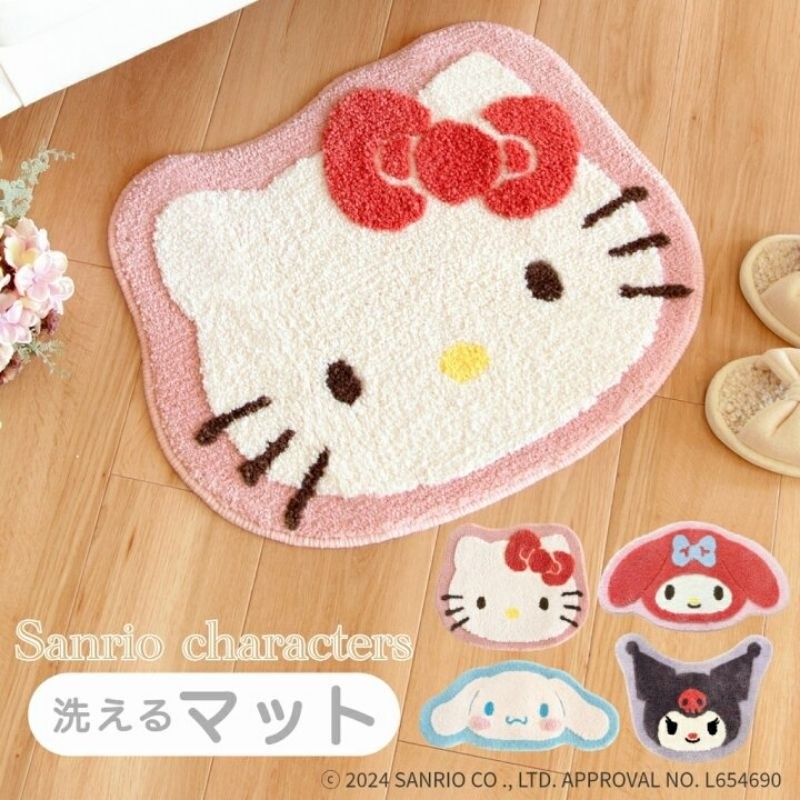 🇯🇵 พรมเช็ดเท้า พรมแต่งบ้าน Sanrio Hello Kitty My Melody Cinnamoroll