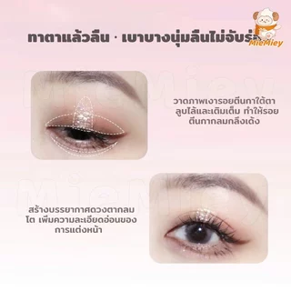 Kakashow พาเลตดอลลี่อาย 4 สี ไฮไลต์+เฉดดิ้งในตลับเดียว ติดทนนาน กันน้ำ กันเหงื่อ