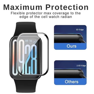 1-3PCS Soft Hydrogel ฟิล์มสําหรับ Xiaomi Smart Band 10 Pro Black Edge Soft Glass ฟิล์มสําหรับ Xiaomi Smart Band 10Pro Band10 HD Clear สมาร์ทนาฬิกาป้องกันหน้าจอ