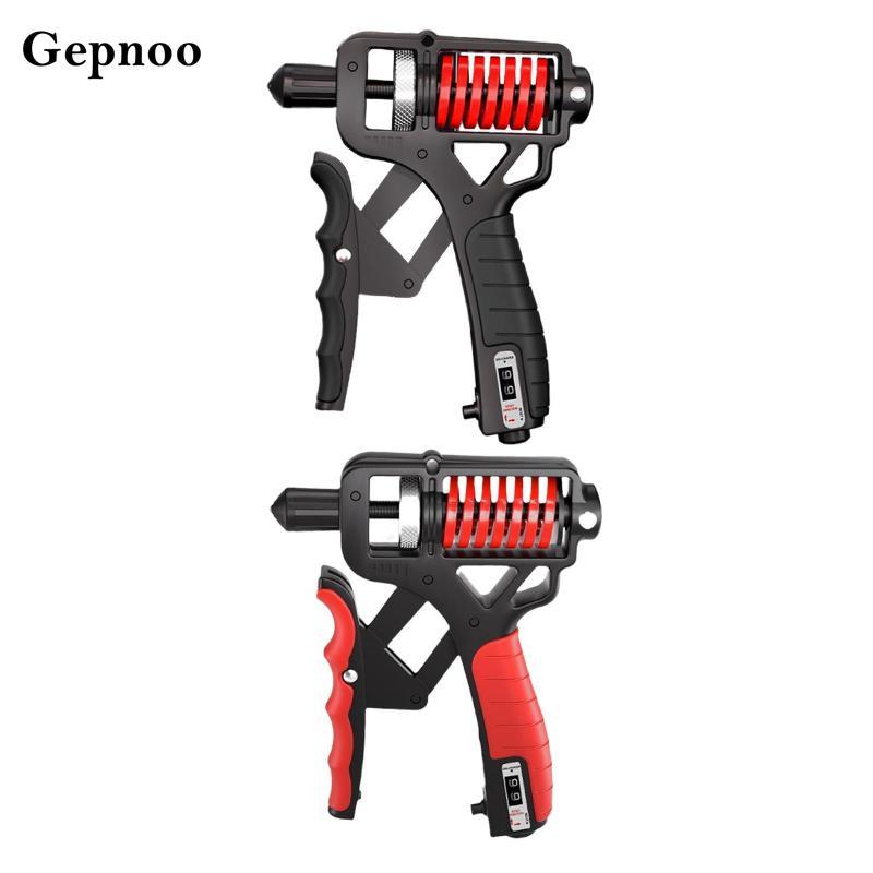 Gepnoo Hand Grip Strengthener พร้อมเคาน์เตอร์ Nonskid Forearm Exerciser Hand Gripper