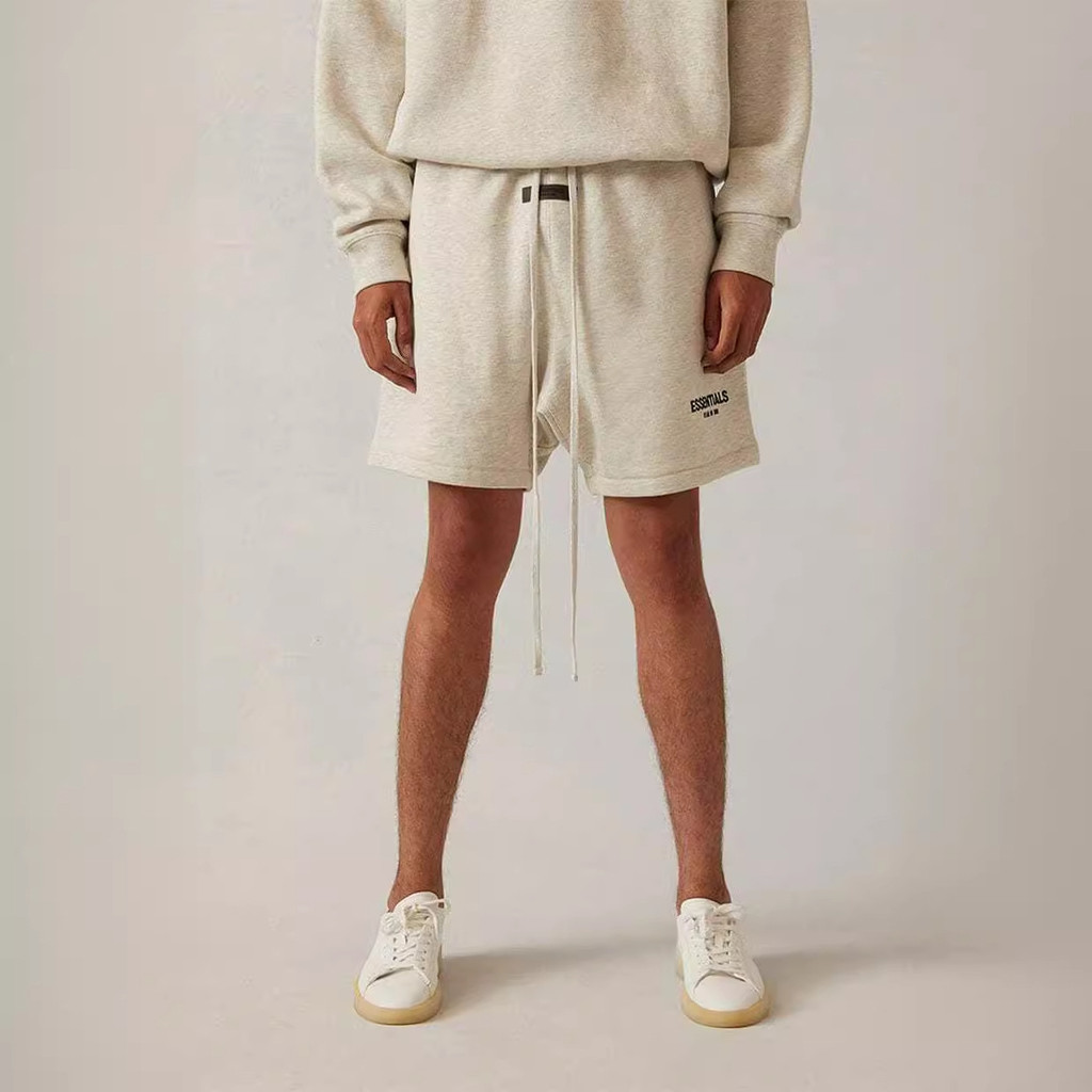 ส้อมสีเขียวรูปแบบใหม่ stockx Original Essentials กางเกงขาสั้น SS22 Casual Street Wear High Street FO