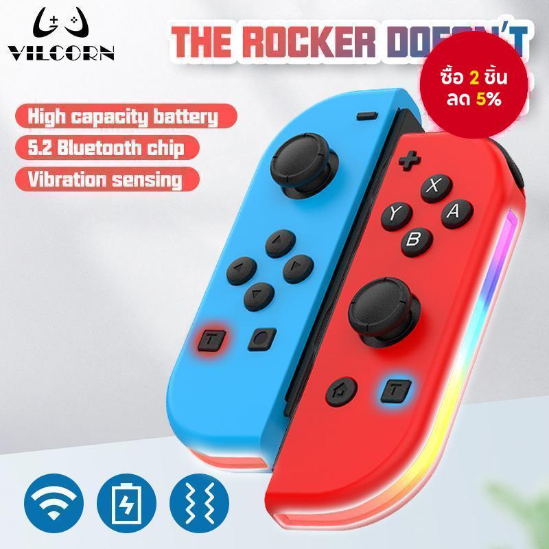  จอยแพดสําหรับ Nintendo Switch OLED รองรับ Gyro 6 แกน, จอยไร้สาย, ฟังก์ชันปลุก, ตัวควบคุมสวิตช์