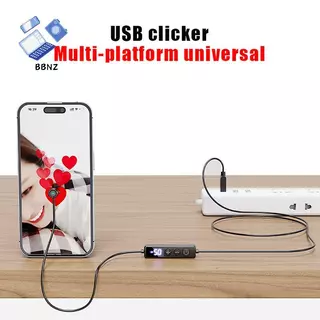 [BBNZ] Auto Clier สําหรับโทรศัพท์อัตโนมัติโทรศัพท์หน้าจอ Tapper อัตโนมัติทางกายภาพ Tapper สําหรับเกม Assistance k Tapper อุปกรณ์เสริม TH