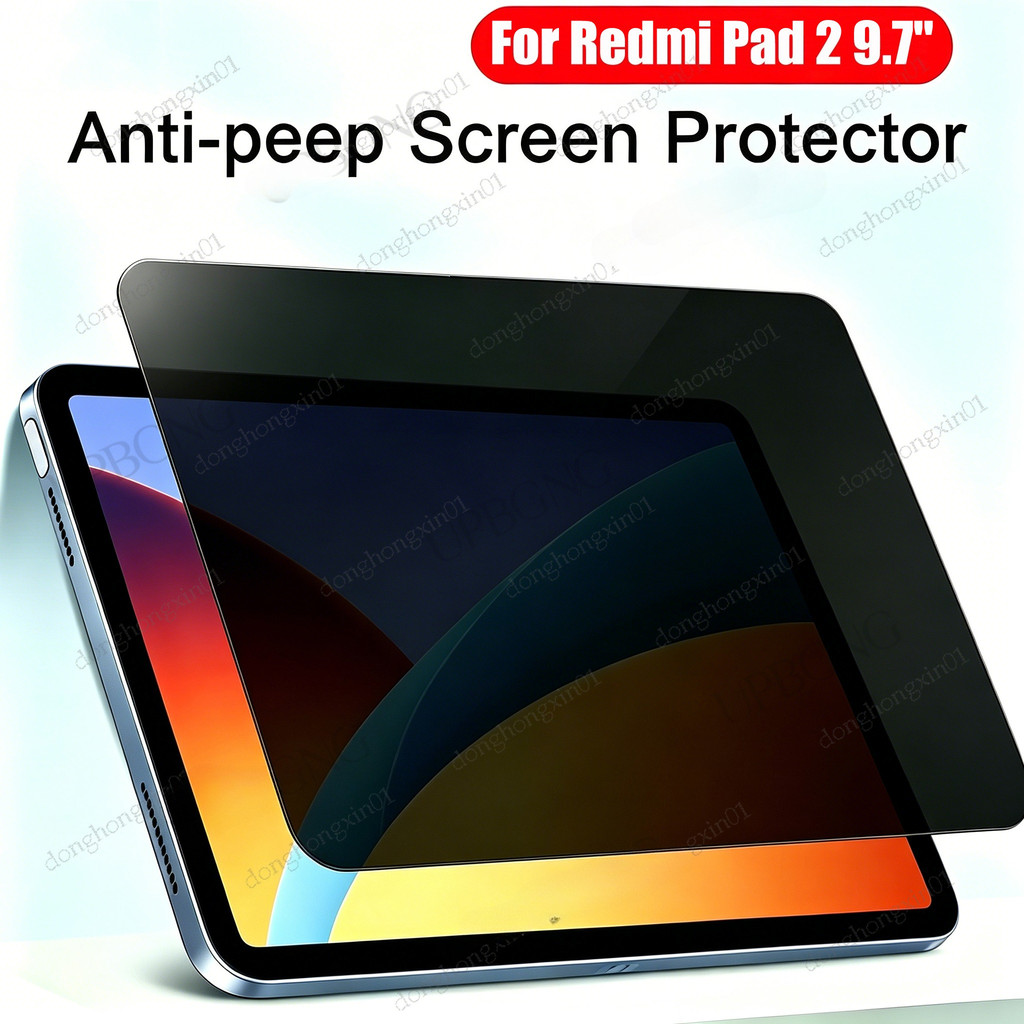Anti Peeping ฟิล์มสําหรับ Xiaomi Redmi Pad 2 2026 9.7 นิ้ว 4G/Wifi Pad 2 SE 9.7 "2026 กระดาษรู้สึกป้องกันฟิล์มสําหรับ Redmi Pad 2 Pro 12.1 SE 11 7 8 11.2 ไม่ใช่กระจก