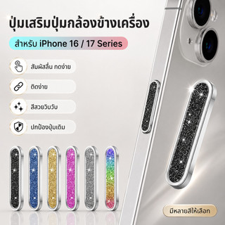 ฝาครบคุมกันรอยปุ่มกล้อง กากเพรช กันรอยขีดข่วน CAMERA Control Protection สำหรับ IPHONE 16 16PRO 16PLUS 16promax 17PROMAX