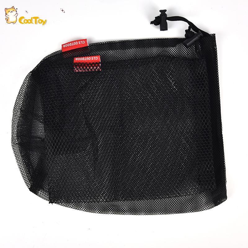 Cooltoy ไนลอนตาข่าย Drawstring กระเป๋าสําหรับช้อนส้อมขวดหม้อ Pan กาต้มน้ําตาข่ายกระเป๋า HOT