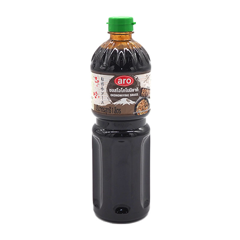 เอโร่ ซอสโอโคโนมิยากิ 1 ล. (ARO Okonomiyaki Sauce 1 l) โปโลแมน POLOMAN