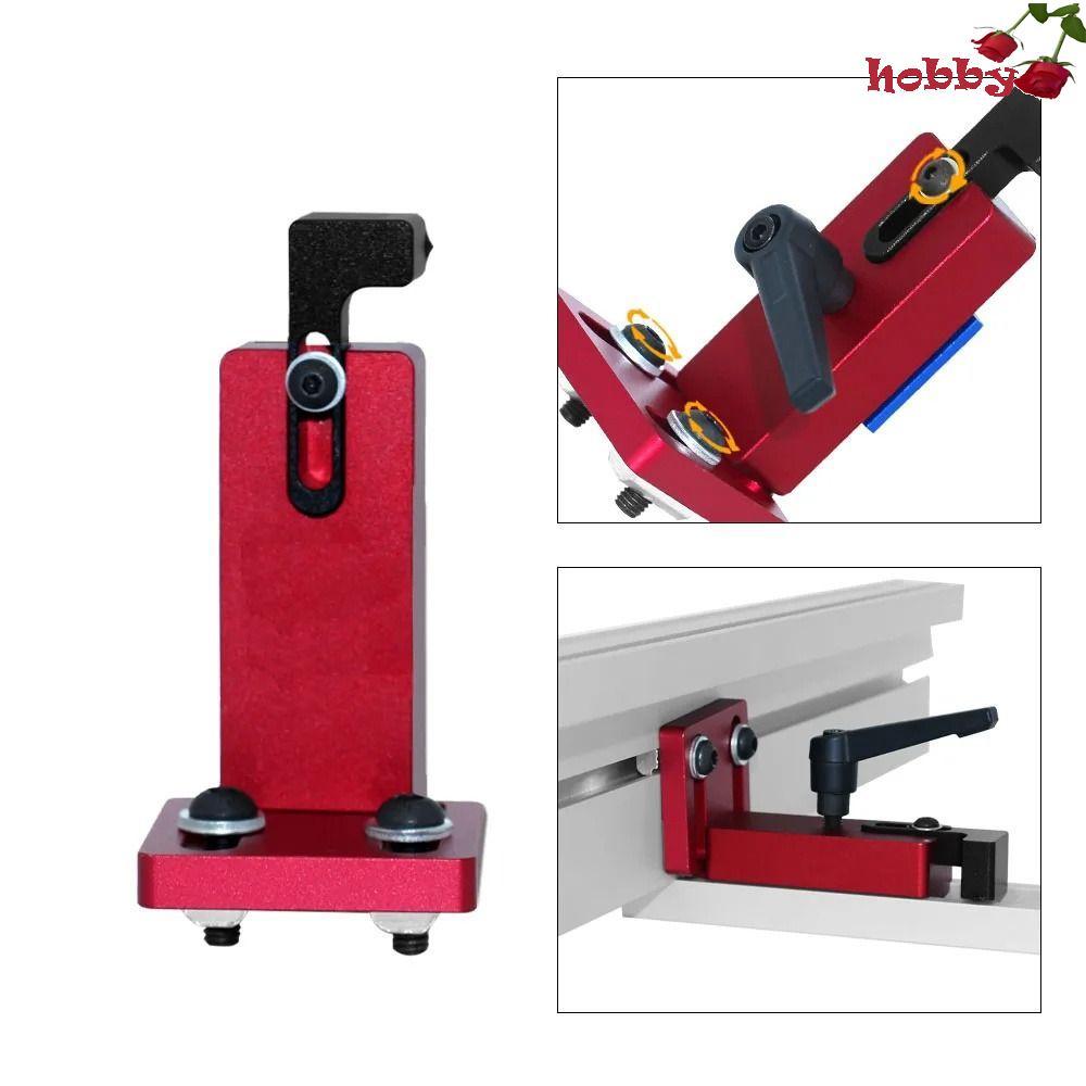 HOBBY รั้วโปรไฟล์อลูมิเนียม, รางตุ้มปี่แบบปรับได้อลูมิเนียม, ราง T-track มืออาชีพ 30-50 ซม. รั้ว Bac