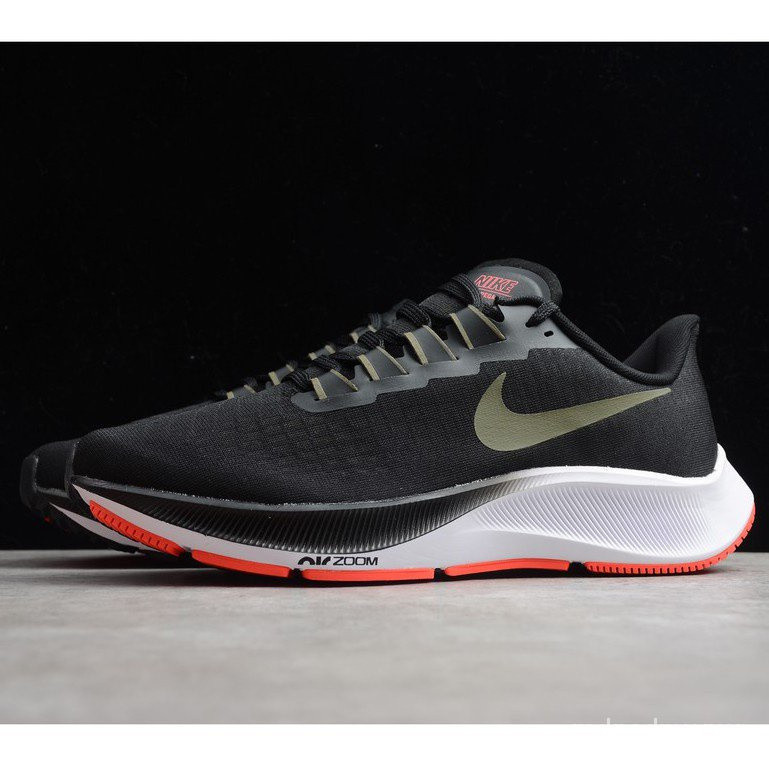 Air Zoom Pegasus 37 รองเท้าวิ่งผู้ชายกีฬารองเท้า Turbo 37th รองเท้าผ้าใบ BQ9646-004