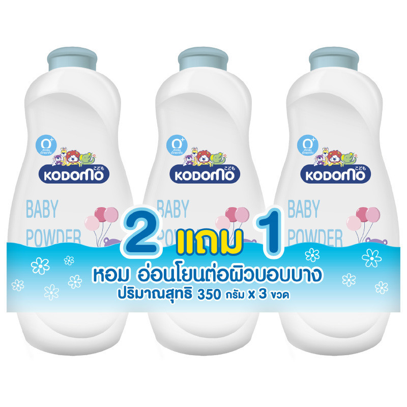 โคโดโมแป้งเด็กเอ็กซ์ตร้ามายด์ 350ก แพคพิเศษ Kodomo Powder Extramild 350g. Special Pack [หมายเลขบาร์โค้ด 8850002017368 ]