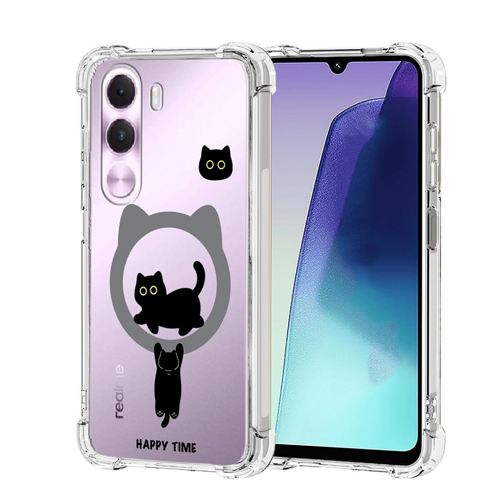 ส่งทันที เคส ลายน่ารัก สำหรับ Realme C100i C100X C100 5G เคส มุมกันกระแทก พร้อมส่ง 004