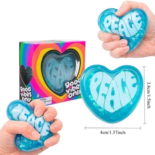 Needoh Squishy Toy Heart Bottle Shape Stress Relief Fidget Toy