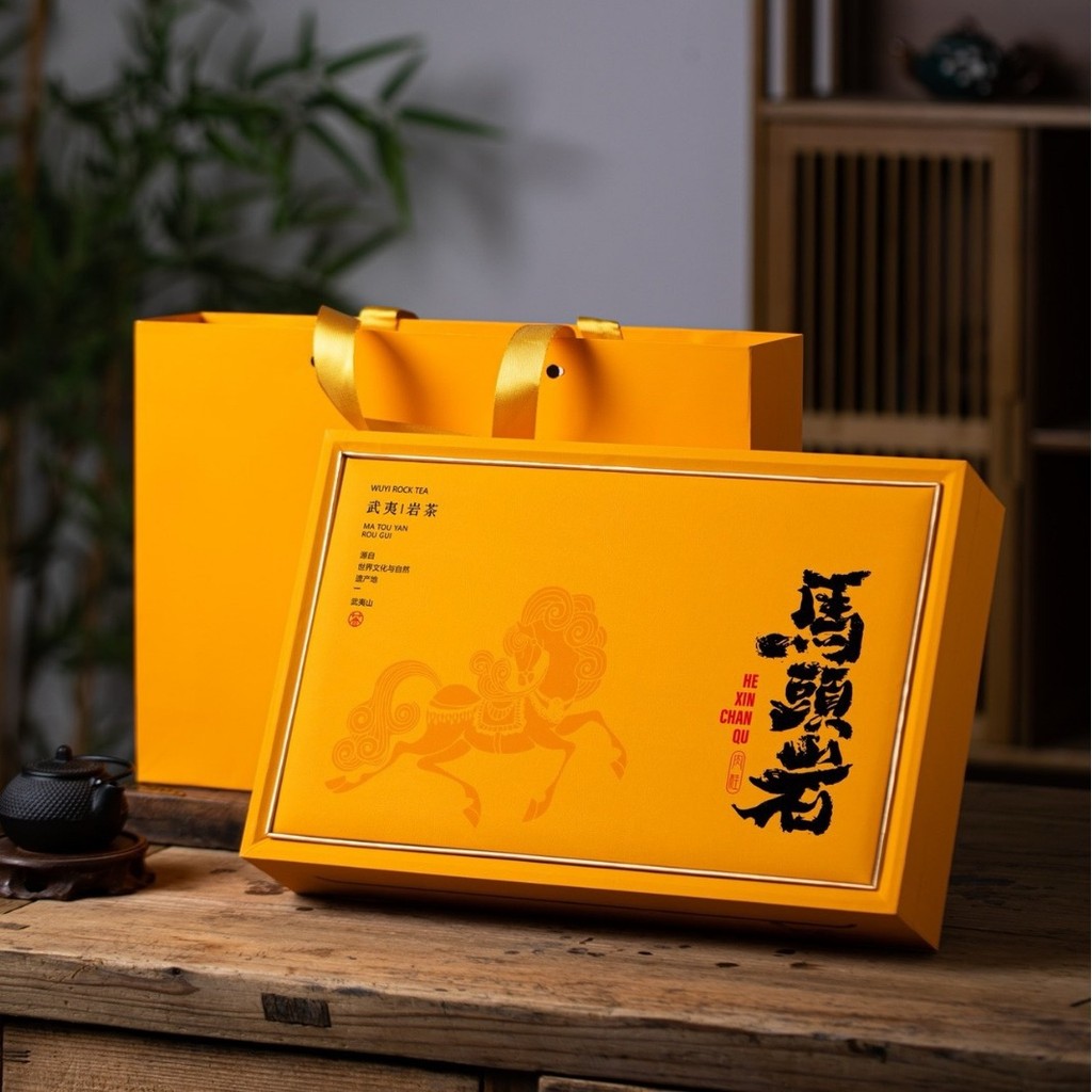 2026 สินค้าใหม่ Wuyi Mountain Tea Horse Head Rock Cinnamon One Box Half Catty Tea Rock Tea Tea Cinna