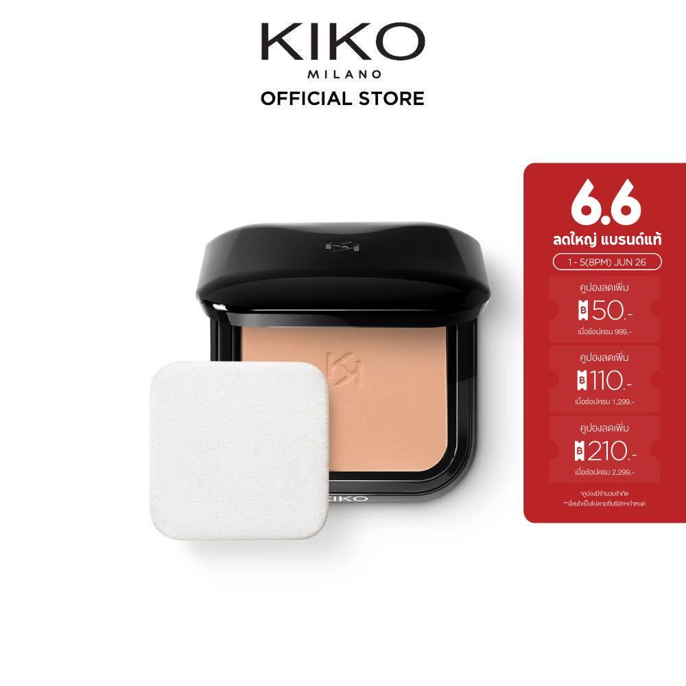 KIKO MILANO Full Coverage Blurring Powder Foundation ฟูล คัพเวอร์เรจ เบลอริ่ง พาวเดอร์ ฟาวน์เดชั่น (แป้งพับ ผสมรองพื้น)