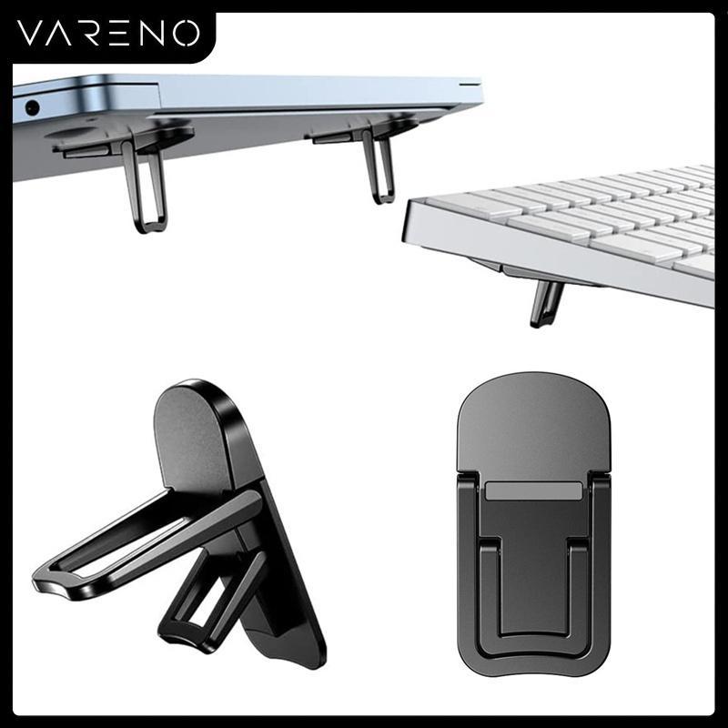 Vareno ขาตั้งแล็ปท็อปพับได้2ชิ้นไรเซอร์แล็ปท็อปที่มองไม่เห็นสำหรับที่วางโน้ตบุ๊ค