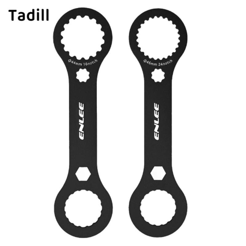 Tadill ด้านล่าง Bracket ประแจมัลติฟังก์ชั่น Crank Extractor ติดตั้งเครื่องมือจักรยานด้านล่างเครื่องมืออลูมิเนียมน้ําหนักเบา Easy Storage เหมาะสําหรับ Cycli