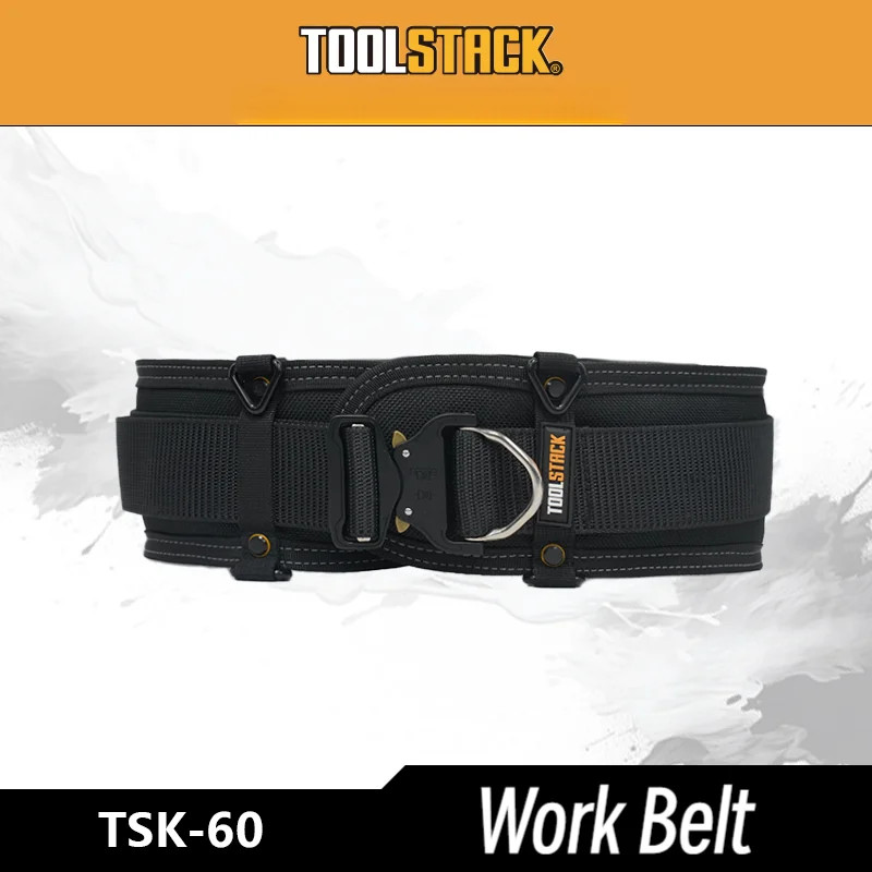 TOOLS เข็มขัดก่อสร้างหนาคุณภาพสูง Oxford Heavy Duty เข็มขัดทํางาน Quick-Lock ปรับเอวสนับสนุนเข็มขัดทํางาน