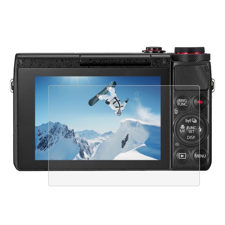 PULUZ 2.5D 9H ฟิล์มกระจกนิรภัยสําหรับ Canon G7X, ใช้งานร่วมกับ Canon G3X / G9X / G5X / G7XII / G9XII