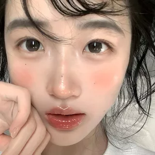 Cappuvini 12 สีน่ารัก Little Fatty Mirror Lip Glaze Moisturizing Matte Lip Mud ลิปสติก