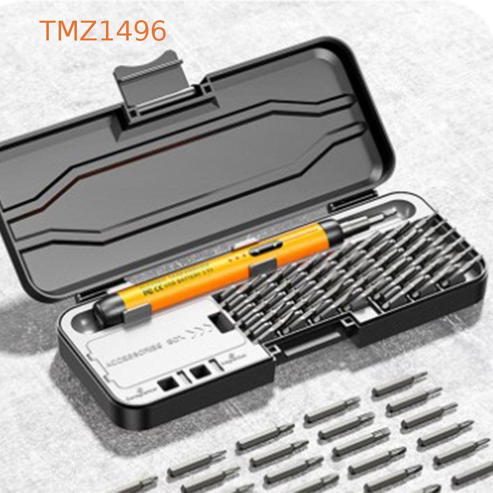 TMZ1496 ชุดไขควงไฟฟ้า, 46 in 1 USB ชาร์จสกรูแม่เหล็ก Bits, มัลติฟังก์ชั่นแม่เหล็ก Precision Power ชุดเครื่องมือซ่อมไฟฟ้าไร้สายซ่อมเครื่องมือ