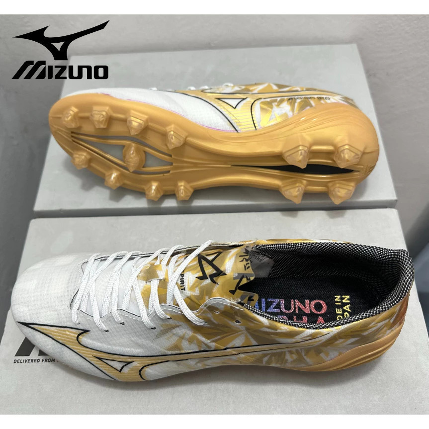 ใหม่ที่สุดLenovo [Mizuno]Mizuno MORELIA NEO III PRO FG 3945 Mens Anti SLIPและทนต่อการสึกหรอรองเท้าฟุ