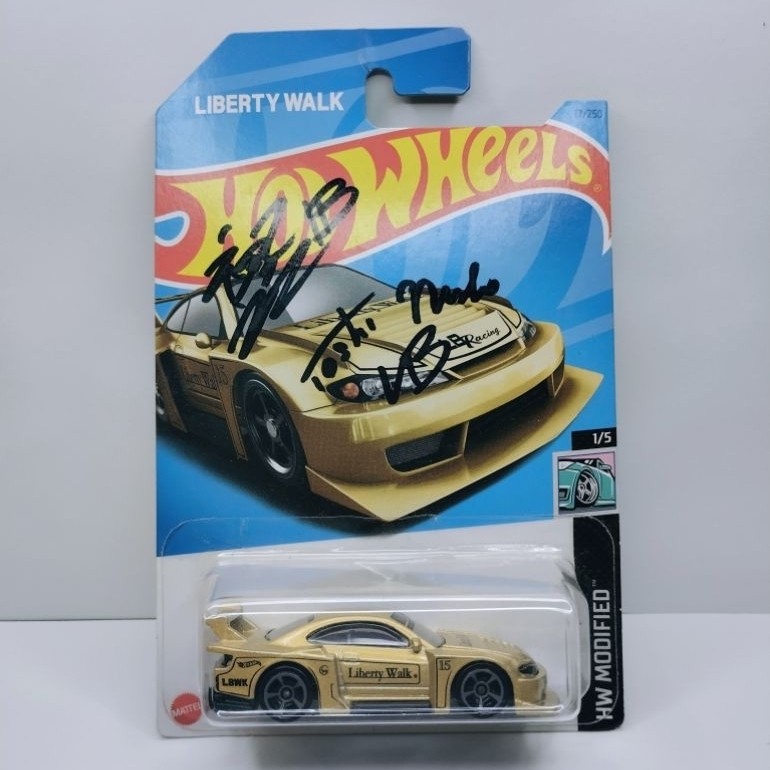 Hot Wheels LB Super Silhouette Nissan Silvia (S15) Gold Sign by Kato & Toshi