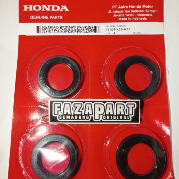 ซีลล้อหลัง HONDA VARIO 125/150 AHM 91204-K59-A11