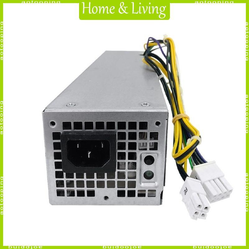 AOTOO 4Pin + 8Pin 255W PSU แหล่งจ่ายไฟสําหรับ Dell3020 7020 9020 T7100 L255AS-00 D255AS-00