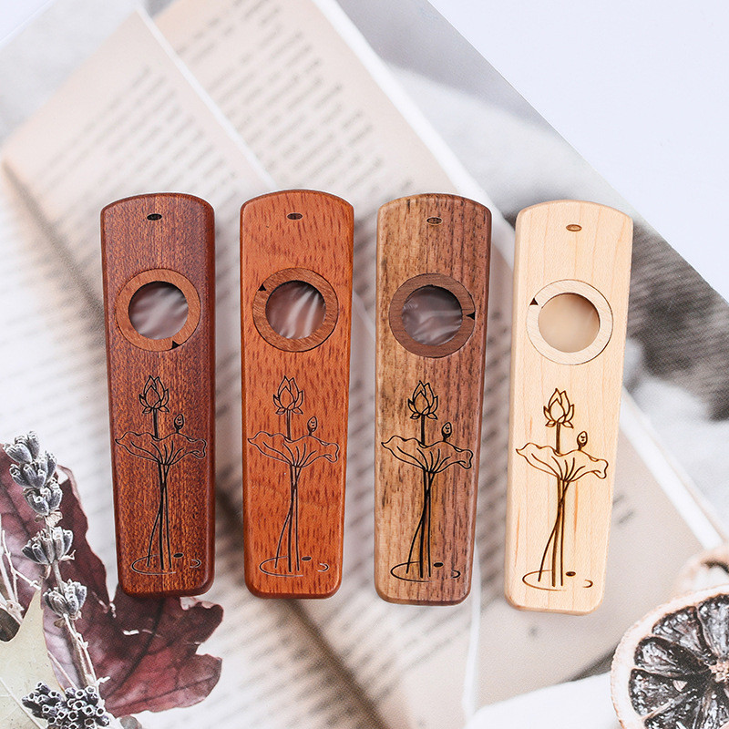 [HYAN] ไม้ Kazoo Kazoo Kazoo Easy to Get Started Niche เครื่องดนตรีมาพร้อมกับเครื่องมือที่มีประโยชน์