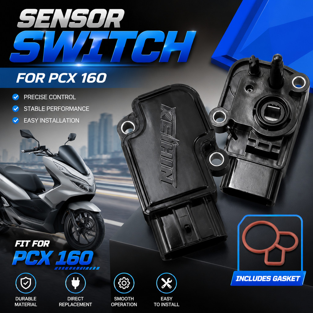 สวิตช์เซนเซอร์ PCX160 มอเตอร์ไซค์ เซนเซอร์ลิ้นเร่ง อะไหล่แต่ง PCX 160 ควบคุมแม่นยำ ของแต่งรถ