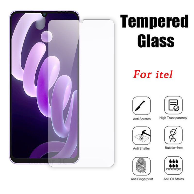 ฟิล์มกระจกนิรภัย กันรอย สำหรับ itel P65 P55 P40 P38 S25 S24 S23 S18 A200 A100 TS Pro A100C A90 A95 A