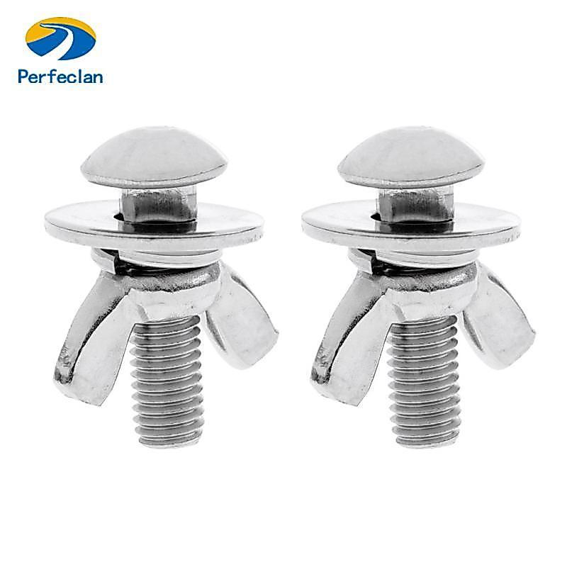 Perfect 2 ชุด Tech Diving Backplate สแตนเลสพร้อม Wing Nuts