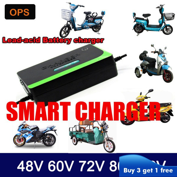 48V 60V 72V 80V 96V 12AH 20AH 30AH 40AH 50AH 60AH ไฟฟ้า E จักรยานสกู๊ตเตอร์ Charger FDHX