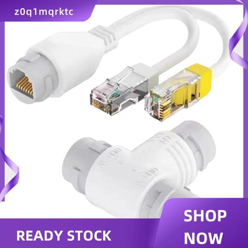 z0q1mqrktc สําหรับกล้องรักษาความปลอดภัย IP เข้ากันได้กับ POE Splitter 2 in 1 เครือข่าย Cabling Connector สาม-Way RJ45 POE สาย