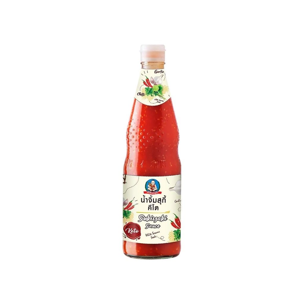 เด็กสมบูรณ์ น้ำจิ้มสุกี้ยากี้กวางตุ้งสูตรคีโต Healthy Boy Suki Sauce Keto 810g.