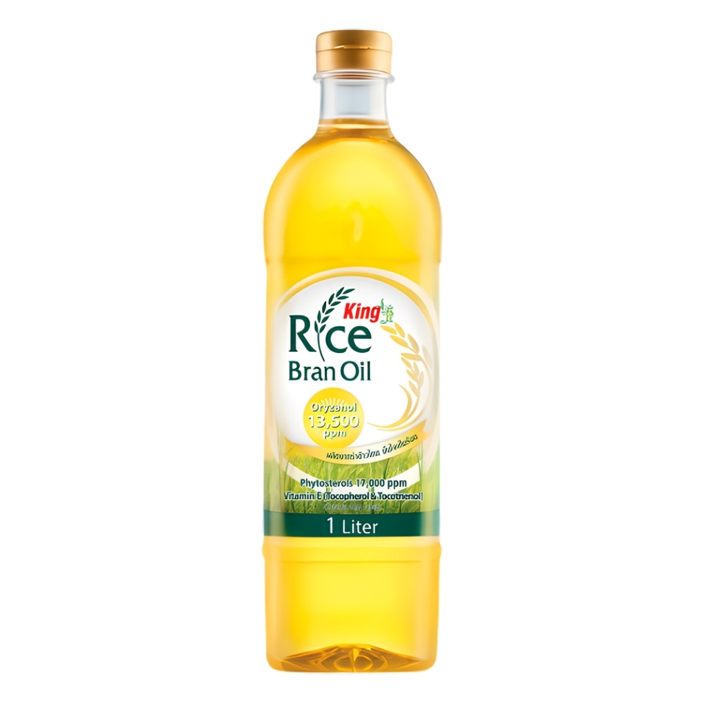คิง น้ำมันรำข้าวโอรีซานอลสูง King High Oryzanol Rice Bran Oil 1ltr.