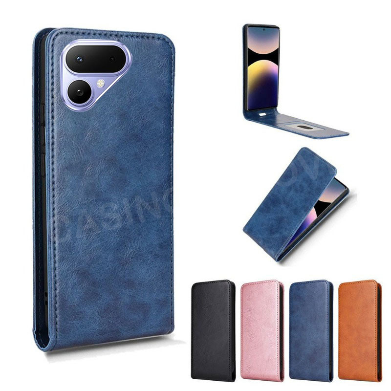 ปลอกสําหรับ Tecno Pova Curve 2 Curve2 5G 2026 Flip Vertical Case Flip Up and Down Leather Phone Case