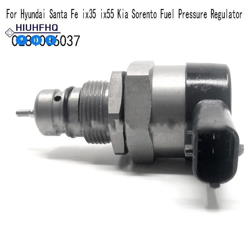 Hiuhfhq106 เครื่องวัดความดันวาล์วแรงดันรางทั่วไปสําหรับ Ix35 Ix55 Sorento 0281006037