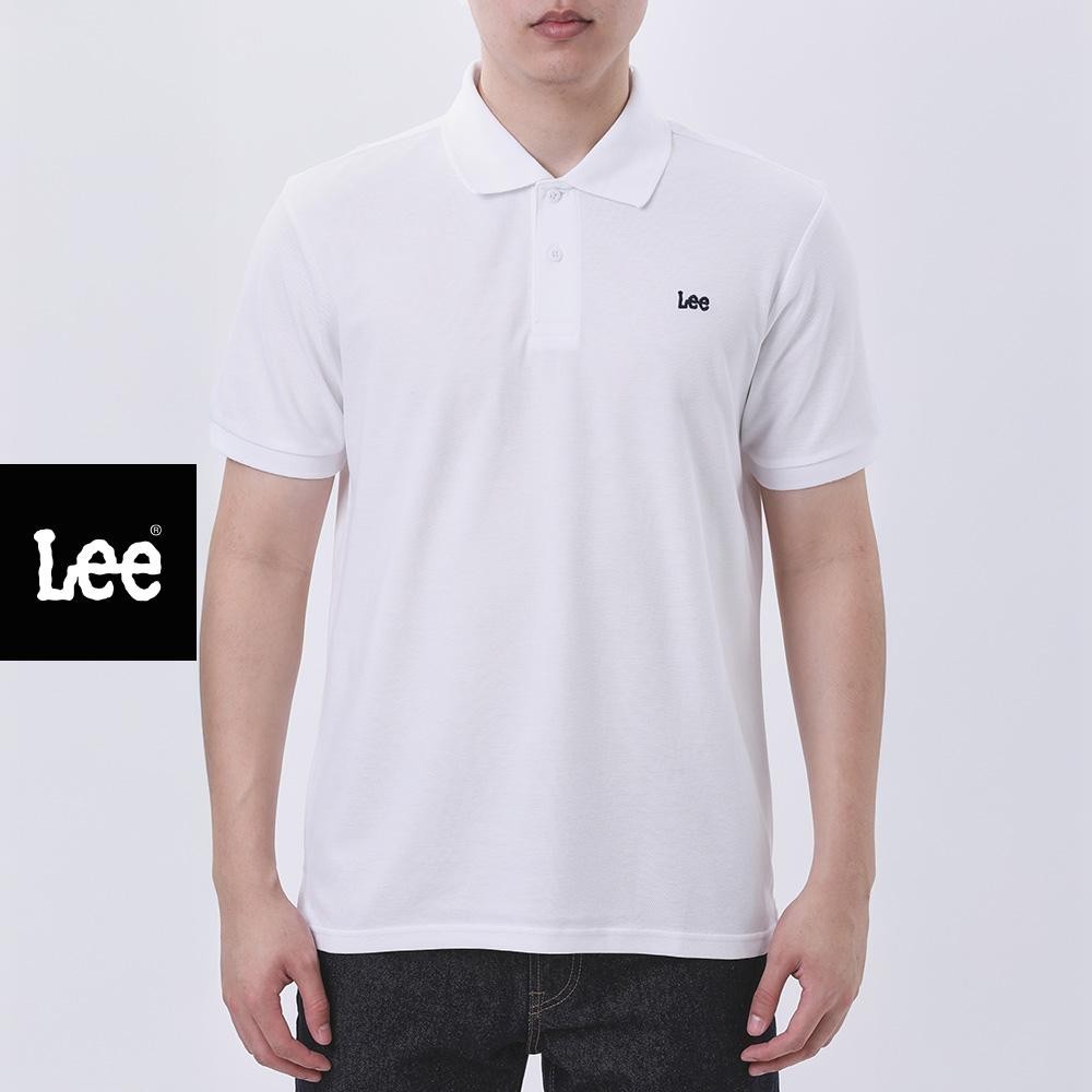 LEE เสื้อยืดโปโลผู้ชาย ทรง Regular รุ่น LE F125MPOLF02 สีขาว