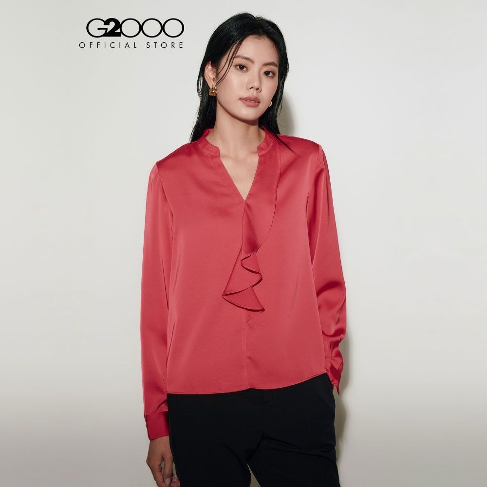 G2000 เสื้อเบลาส์สำหรับผู้หญิง Regular Fit รุ่น 4924100127 RED