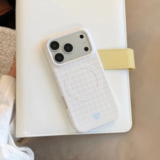 Magnetic Attachment TypeCheckered Limited Edition iPhone Case เหมาะสําหรับ iPhone 17 Pro Max พร้อมหน้าจอขนาด 16, 15, 14, 13, 12, และ 11 - ฝาครอบป้องกันการตกกระแทก UV