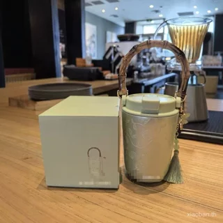 ถ้วยกาแฟ พกพาออกไทเทเนียมถ้วยฉนวนกันความร้อนเย็นกระติกน้ําร้อนถ้วยแบบพกพาน้ําขนาดเล็ก