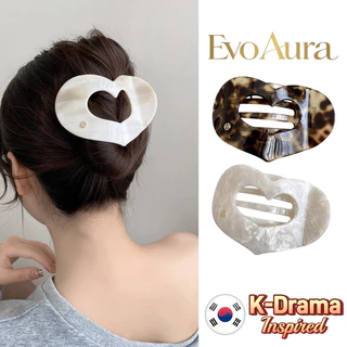🇰🇷 กิ๊บหนีบแบนอะซิเตทพรีเมี่ยม กิ๊บเกาหลีหนีบผมแบนด้านหลัง นอนพิงได้ไม่เจ็บหัว สำหรับผมหนา/ผมยาว