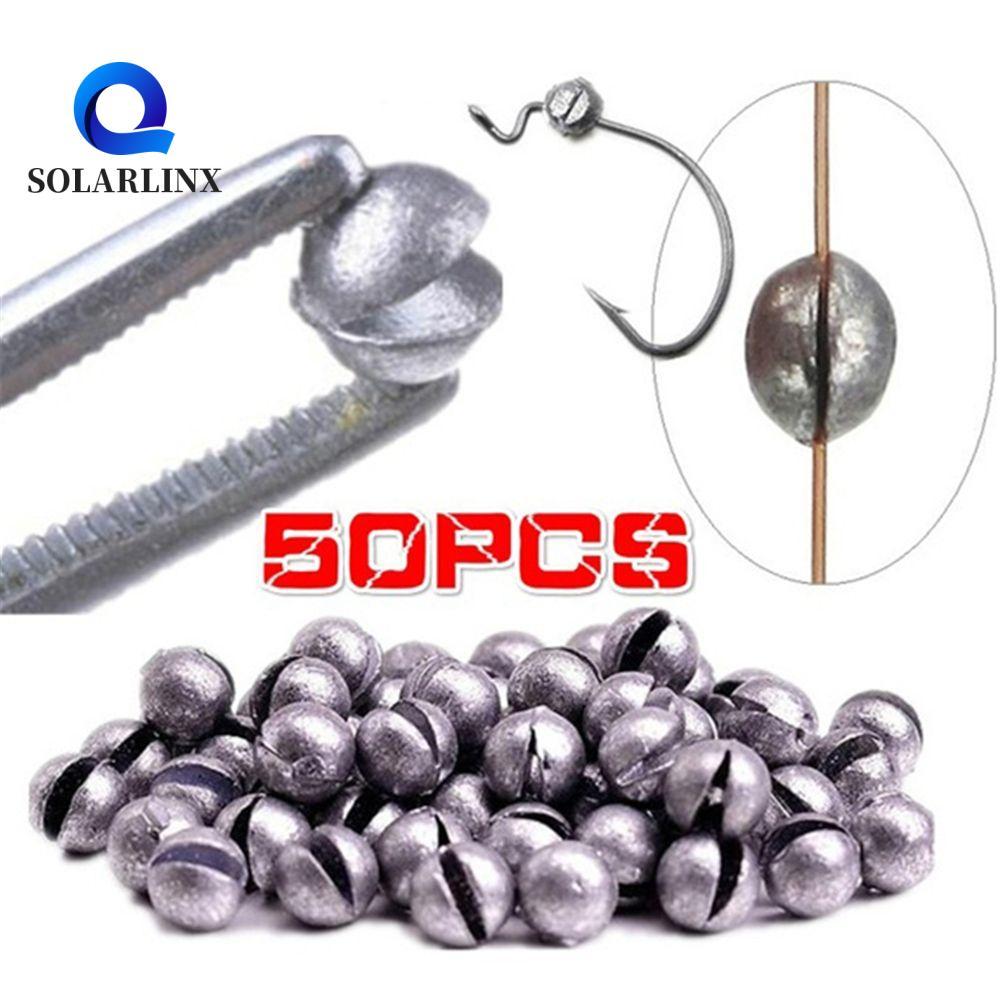 SOLARLINX Fishing Tackle รอบแยก 0.5-2.1g ตะกั่วระเบิด Lure Split Lead Shot Dispenser
